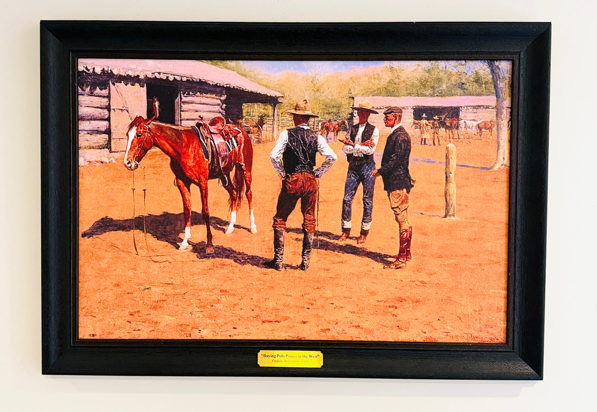 Buying Polo Ponies in the West by Frederic Remington