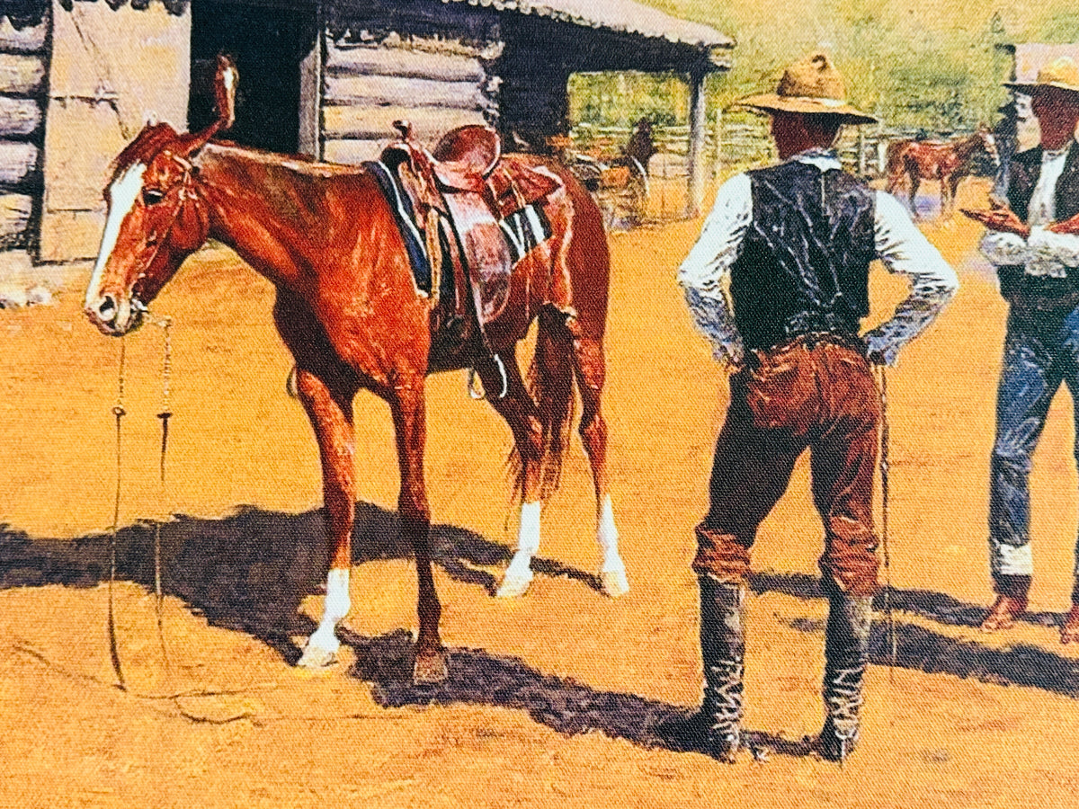 Buying Polo Ponies in the West by Frederic Remington