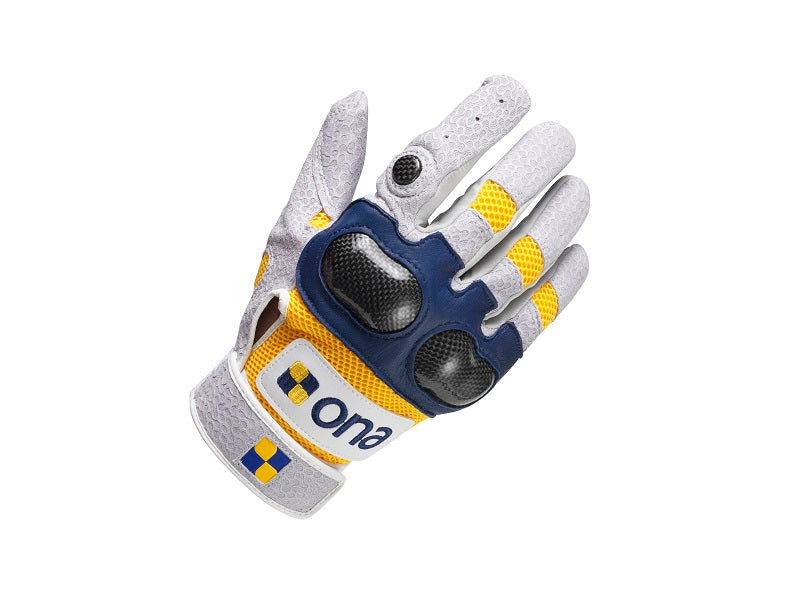 RUN OUT SPECIAL! Ona Polo Carbon Pro Gloves Pair Yellow