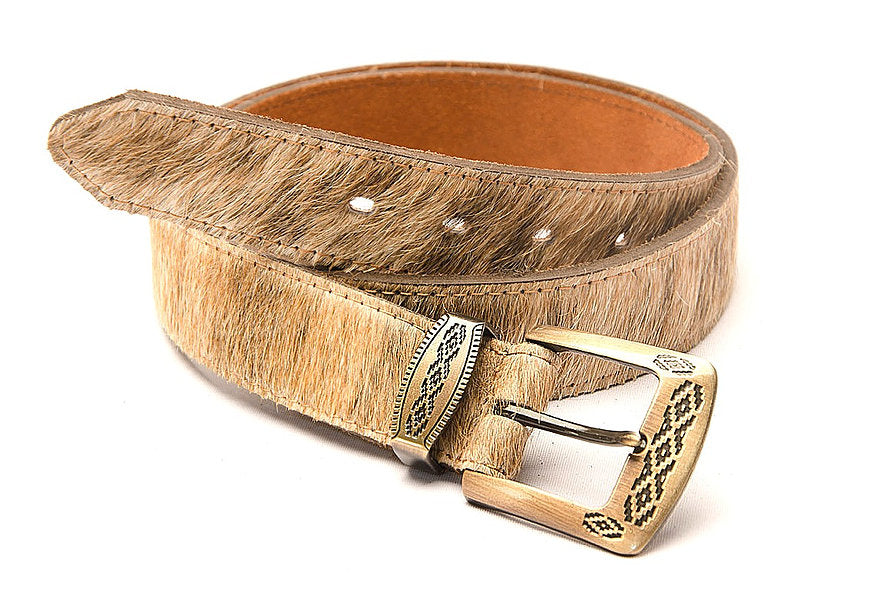 Il Micio Natural Color Vachetta Leather Belt