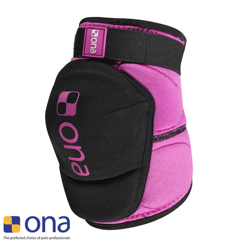 Ona Polo Elbow Guards Pink &amp; Black